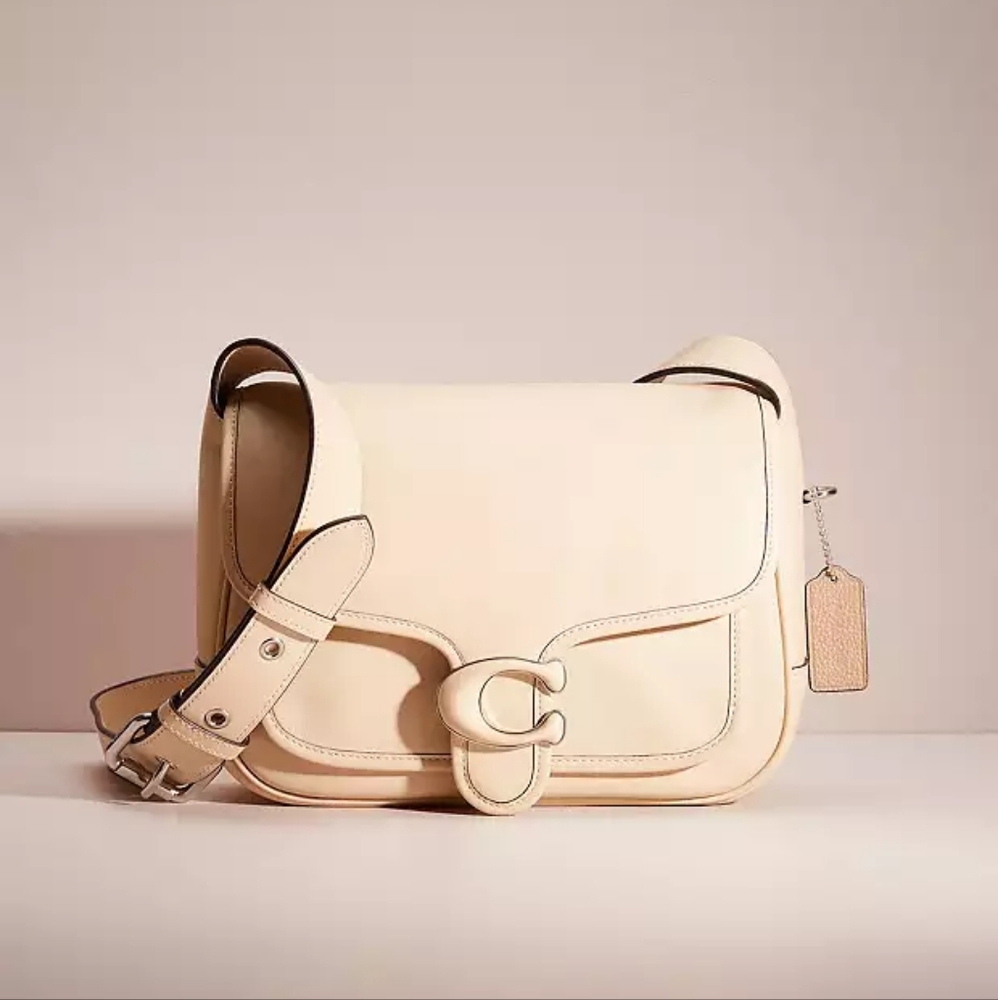 Coach Soft Tabby Messenger Bag in Ivory